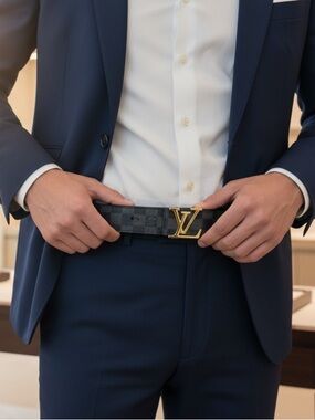Louis Vuitton Black Belt can be men’s or women’s brand new
